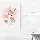 Kunstdruck Rehe