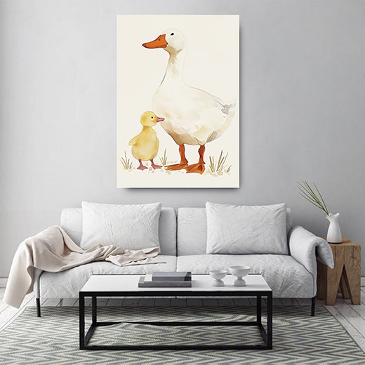 Kunstdruck Entchen