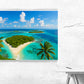 Kunstdruck Meer und Inseln II