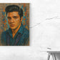 Kunstdruck Elvis Wandzeichnung
