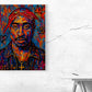 Kunstdruck 2 Pac bunt