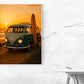 Kunstdruck Bully mit Surfbrett