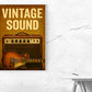 Kunstdruck Plakat VINTAGE SOUND