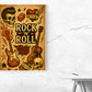 Kunstdruck Rock´n´Roll Plakat hell