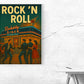 Kunstdruck Rock-n-Roll Diner-Gang