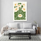 Kunstdruck helle Blumen