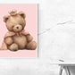Kunstdruck Teddy-König