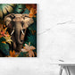 Kunstdruck Elefant im Dschungel