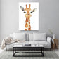 Kunstdruck Giraffe