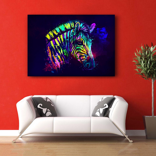 Kunstdruck Zebra