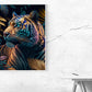 Kunstdruck Tiger abstrakt