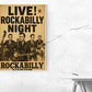 Kunstdruck Rockabilly Night Plakat