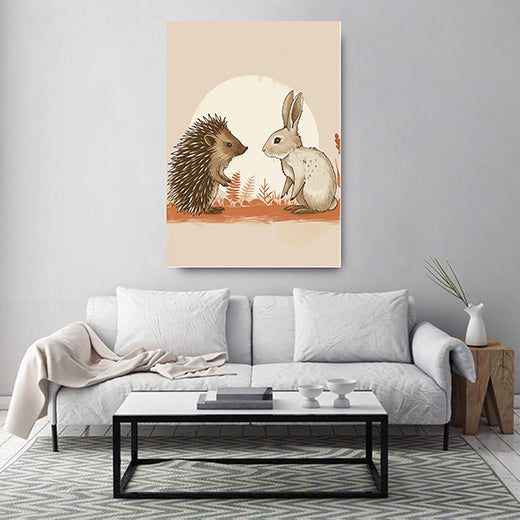 Kunstdruck Hase & Igel
