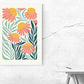Kunstdruck Blumen rosa