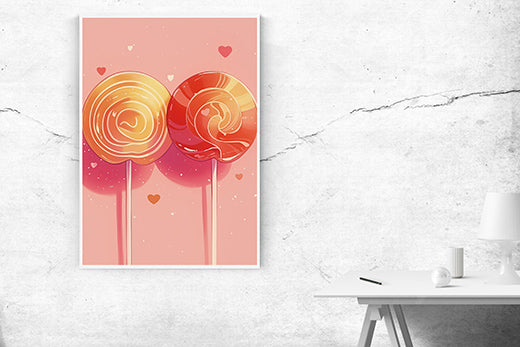Kunstdruck Lollipops