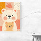 Kunstdruck Teddy klein & gross