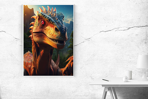 Kunstdruck Dino