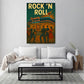 Kunstdruck Rock-n-Roll Diner-Gang