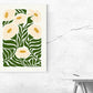 Kunstdruck helle Blumen