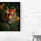 Kunstdruck TIger im Dschungel