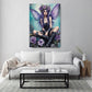 Kunstdruck lila Elfe