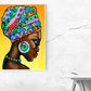 Kunstdruck bunter Turban