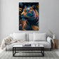 Kunstdruck Tiger abstrakt