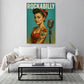 Kunstdruck Rockabilly Girl 3