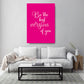 Kunstdruck best version pink