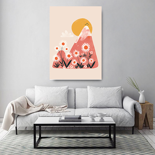 Kunstdruck Blumenberg 