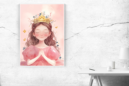 Kunstdruck Prinzessin 