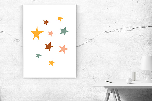 Kunstdruck Sternchen 
