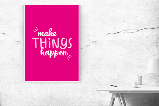 Kunstdruck make things 