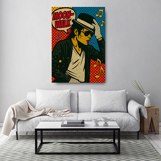 Kunstdruck M Jackson 