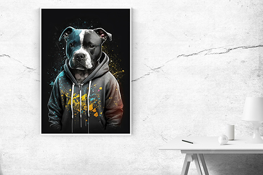 Kunstdruck Dogge