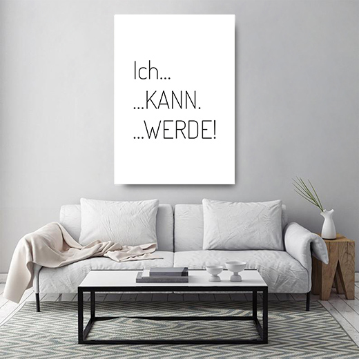 Kunstdruck ich kann