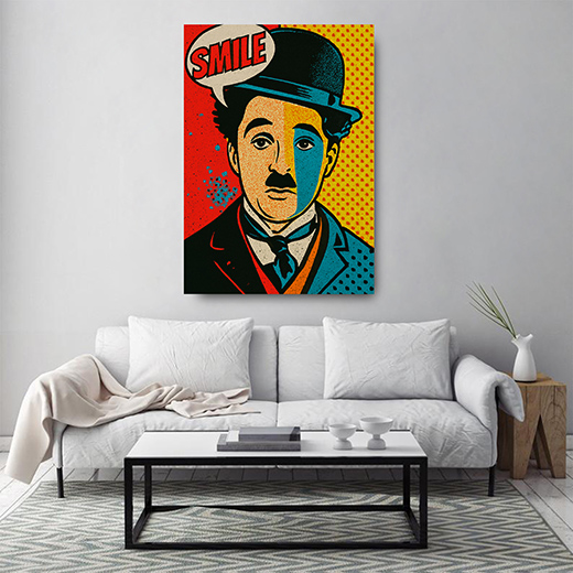 Kunstdruck CHARLY 2 Popart