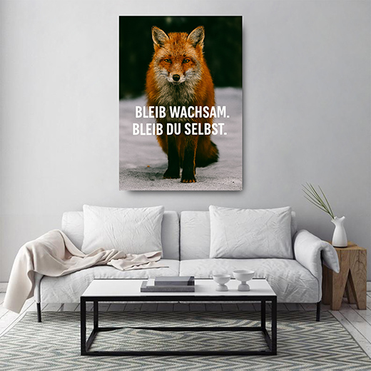 Kunstdruck bleib wachsam
