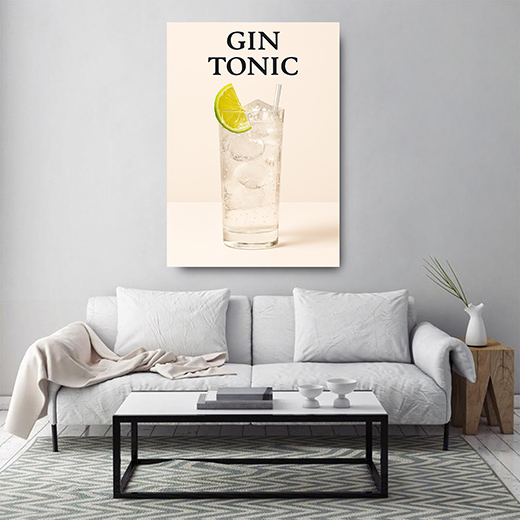 Kunstdruck Gin Tonic
