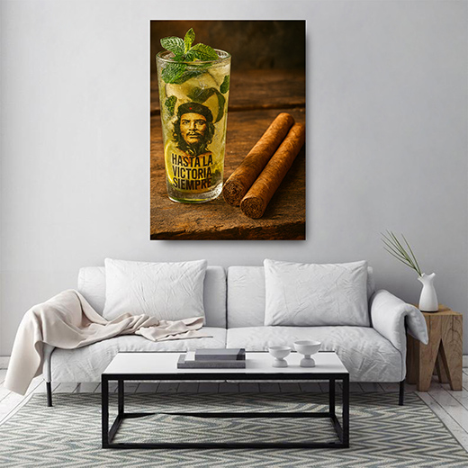 Kunstdruck Mojito Zigarren & Che