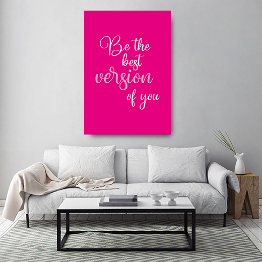 Kunstdruck best version pink