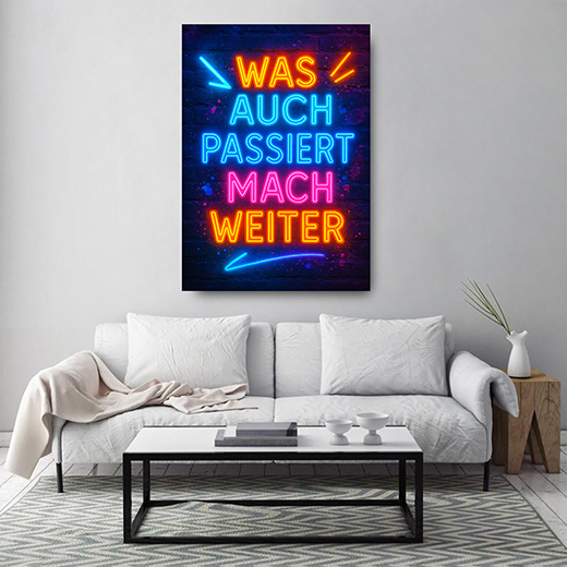 Kunstdruck was auch passiert