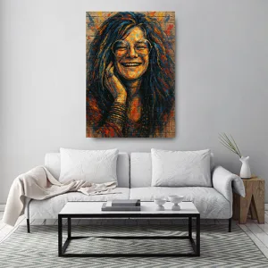 Kunstdruck Janis Joplin – Raumbeispiel 3