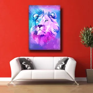 Kunstdruck Waterlion – Raumbeispiel 2