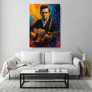 Kunstdruck Johnny Cash – Raumbeispiel 2