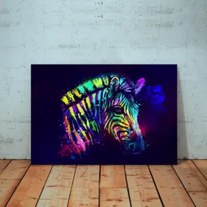 Kunstdruck Zebra – Raumbeispiel 2